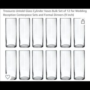 9inch glass cylinders